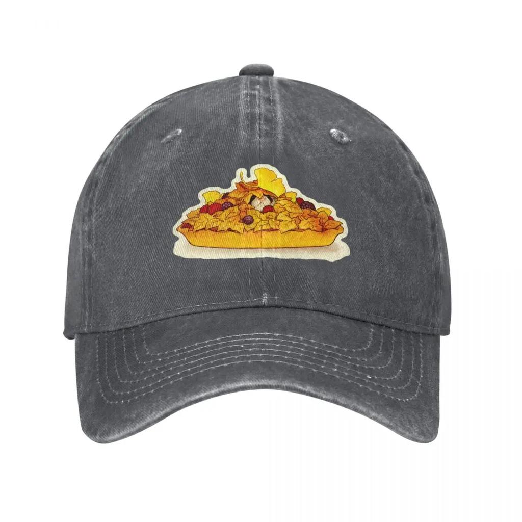 Ferret in leaf pile pie Baseball Cap black hard hat Trucker Hat Ball Cap Women Unisexs