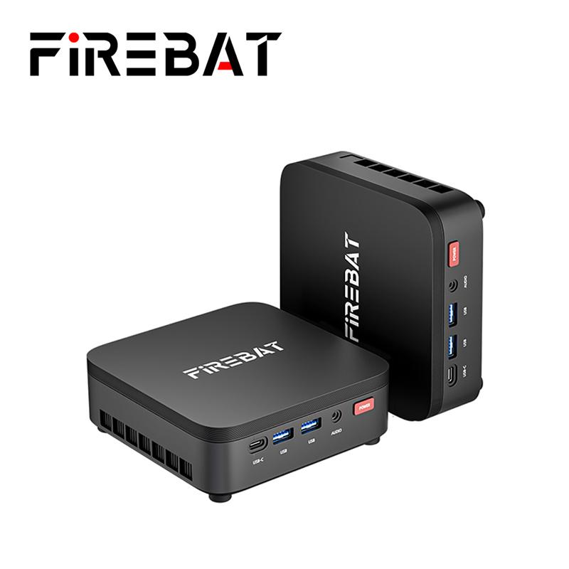 FIREBAT R3 Mini PC AMD Ryzen 3 4300U 8GB/16GB LPDDR4 RAM 256GB/512GB SSD M.2 SATA Windows11 Pro Desktop Computer WiFi6 BT5.2