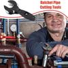 Rohrabschneider mit Ratsche 8-29mm für Edelstahl-, Kupfer-, Aluminiumrohre Professionelles Schlauchschneidwerkzeug für Autoreparatur und Sanitärinstallation
