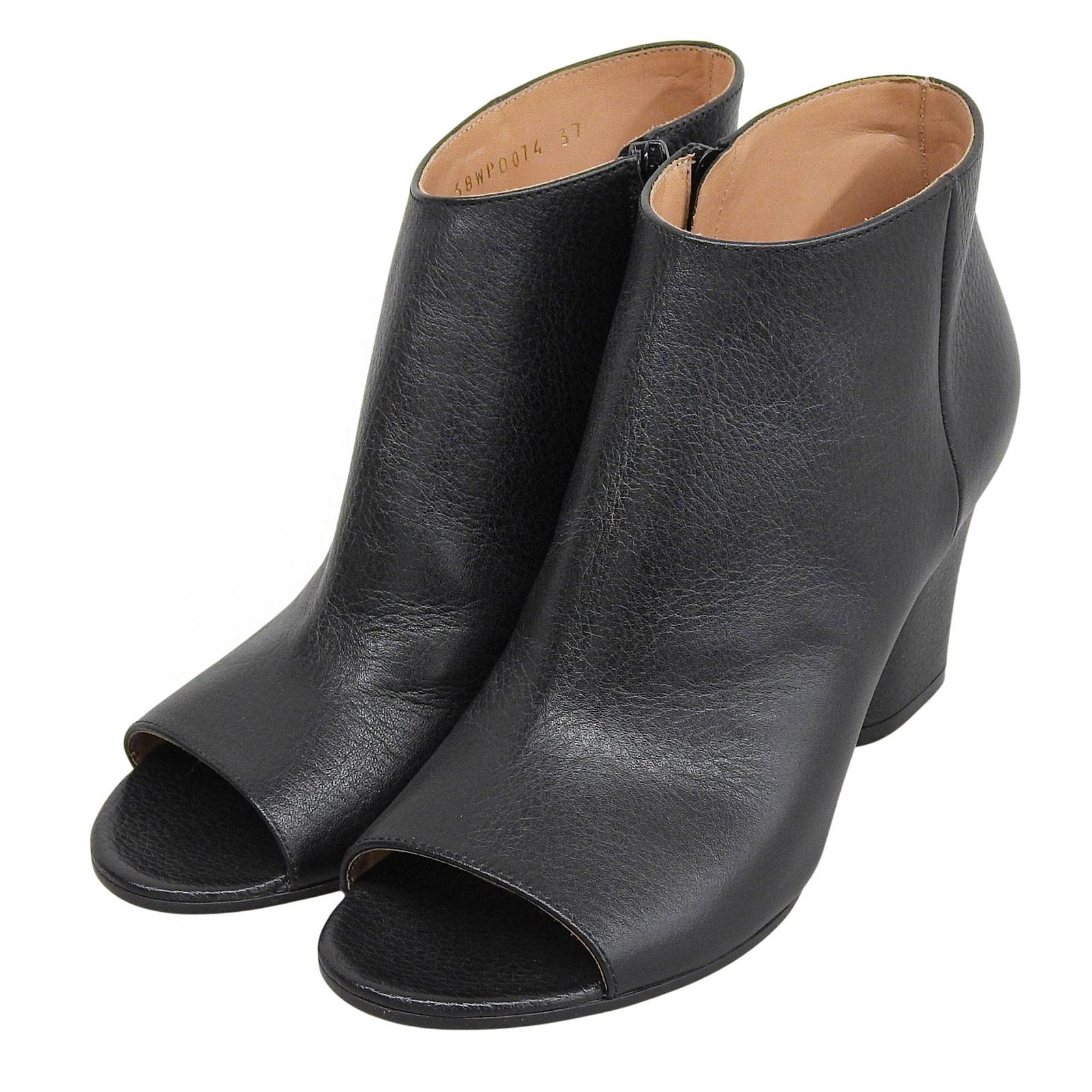 

Бездоганні ankle boots Maison Margiela 22 Відкриті до чорної шкіри Жіночі 37 58WP0074 Вживані