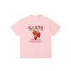 Unisex American Retro Hong Kong Style Strawberry Print T-Shirt - Summer Loose Fit
