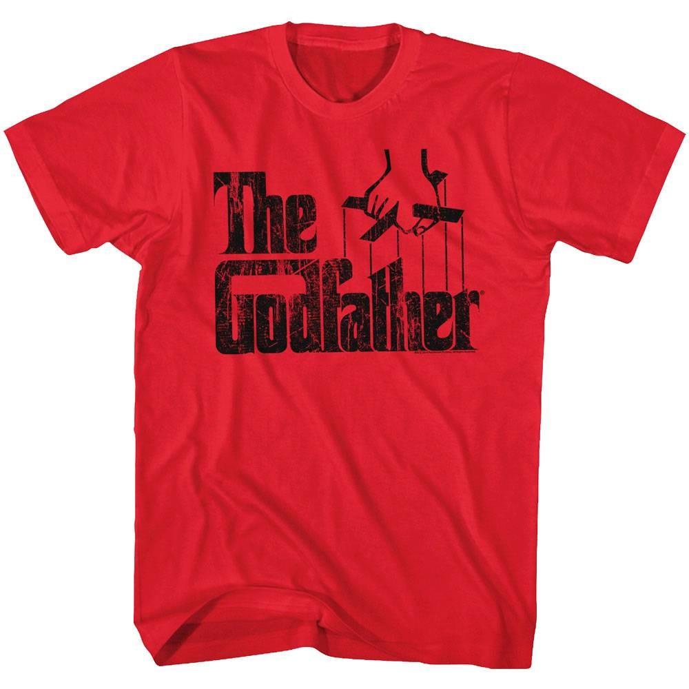 Godfather Vintage Movie Logo Men Red T Shirt XXXL