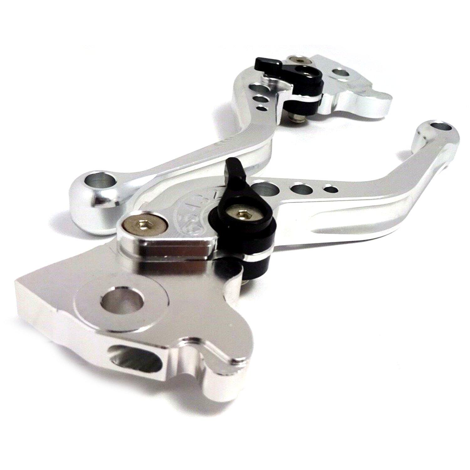 

MAXIMASELECT Brake and Clutch Lever Set and with Adjustable Angle Function for Majesty Cygnus and SMAX (Left Right) (Silver) S, X, SR, BW S, R,