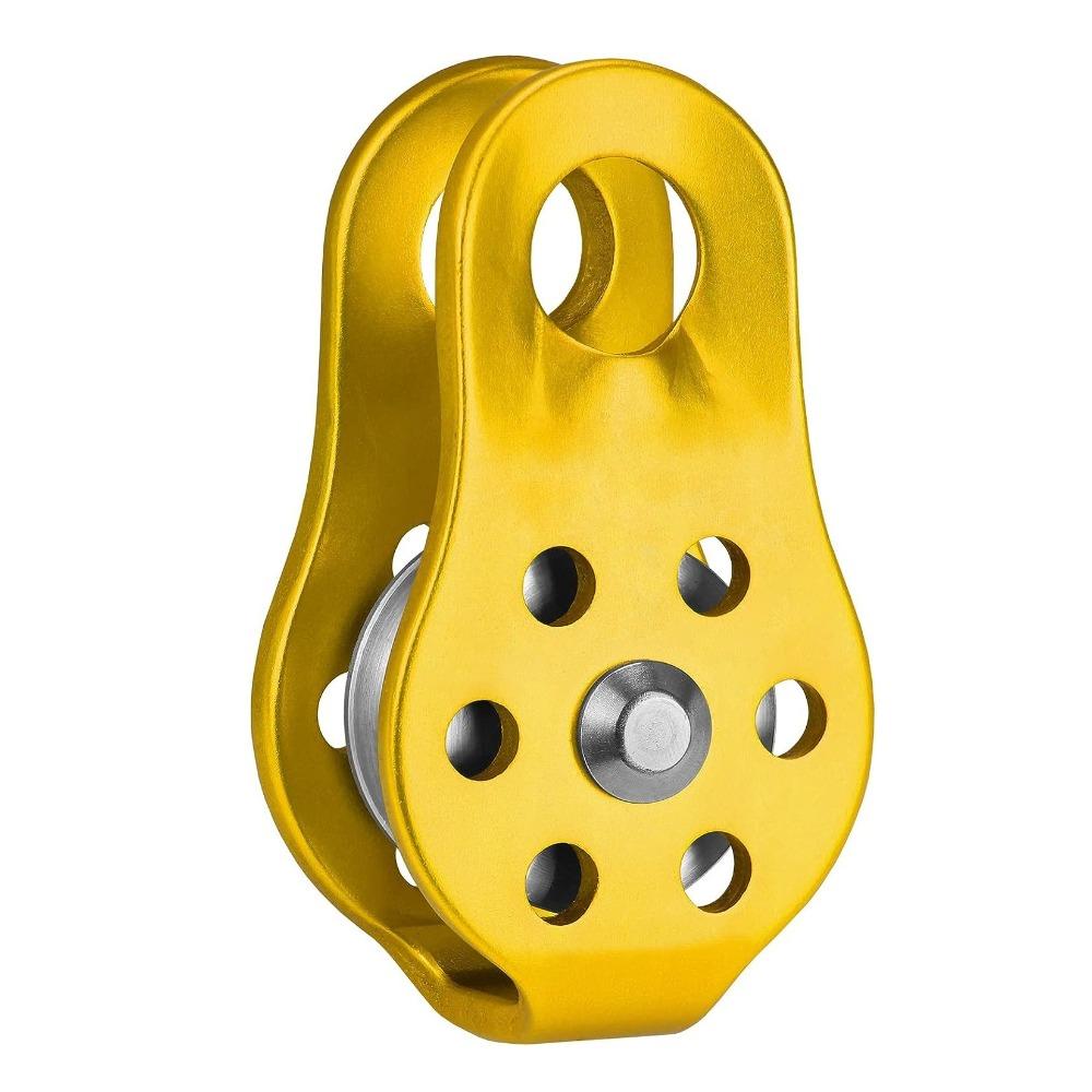 Single Swivel Rope Rock Climbing Pulley Block 12mm Pulley Cableway Accessories Mountaineering