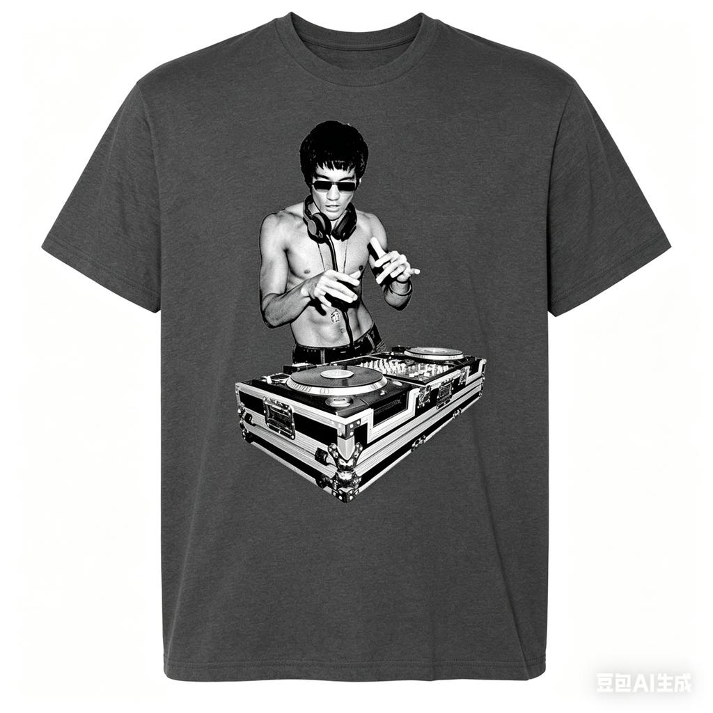 DJ Lee Inspired by Bruce T-shirt Funny Tony Stark Kung Fu Movie Fan Gift T-shirt