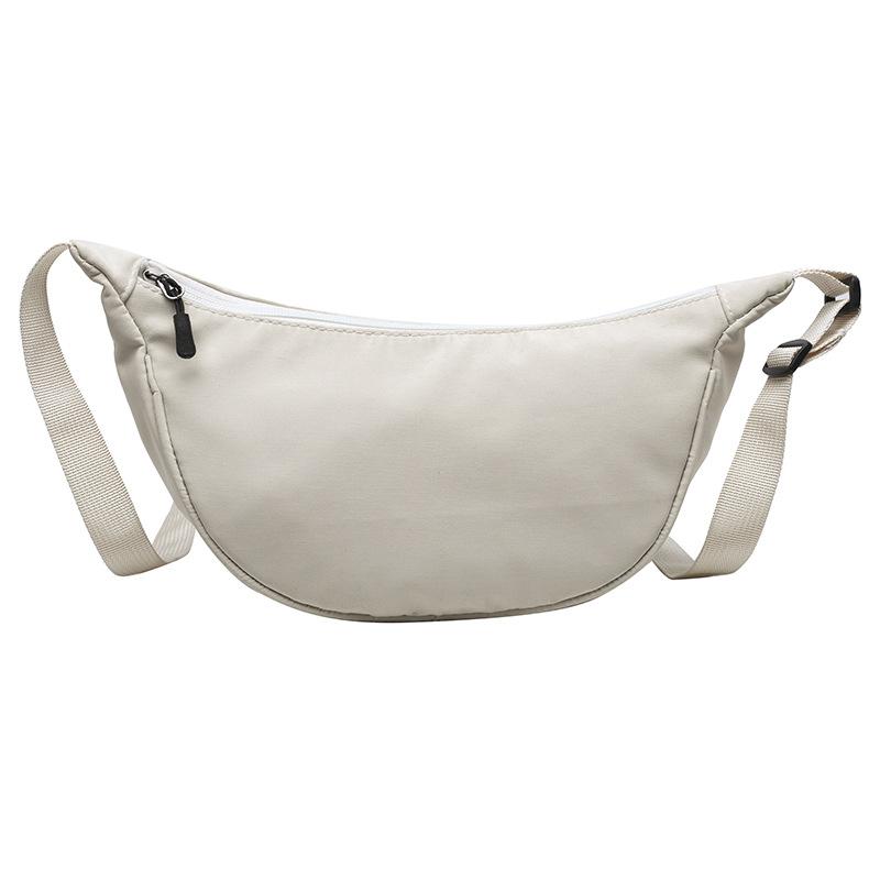 Large-capacity Nylon Bag Women's 2025 New Korean Version of Simple Cow Pattern Messenger Bag Wide Shoulder Strap Single Shoulder Dumpling Bag