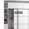 2 Stück Selbstklebender Riegel L-Typ Unsichtbarer Starker Magnetischer Stahl Schnappriegel Türsaugung Schrank Schrank Schließer Heimwerkerbedarf