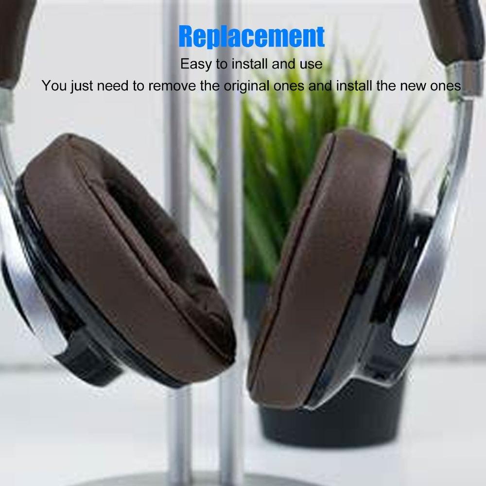 2PCS Leather Replacement Ear Pads Ear Covers for Edifier W855BT Audio Accessories