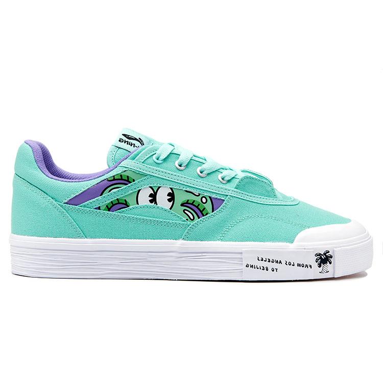 Li Ning X Steven Harrington Hand Plant Shoes 'Aqua Green' Women's AECR070-3