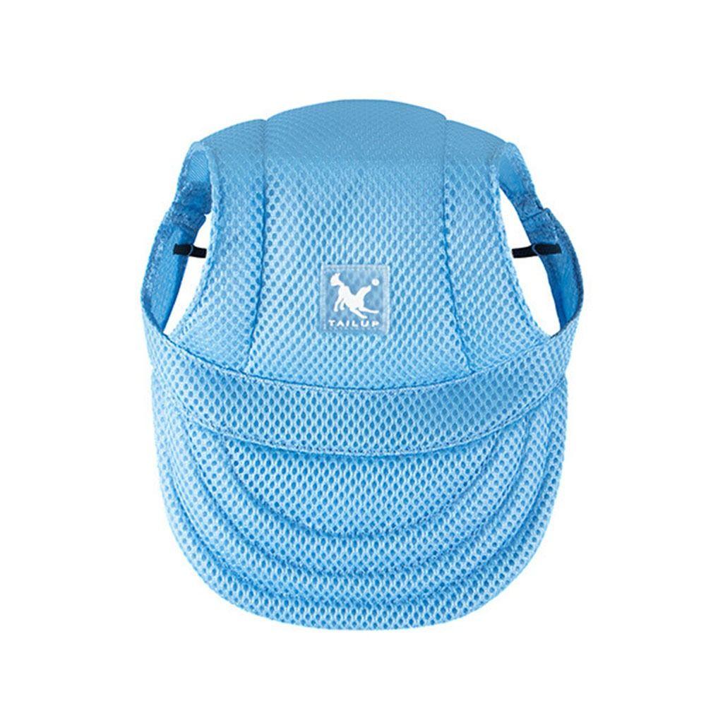 Adjustable Pet Baseball Hat with Ear Holes Dogs Sun Hat Sun Bonnet Dog Cap  for Summer
