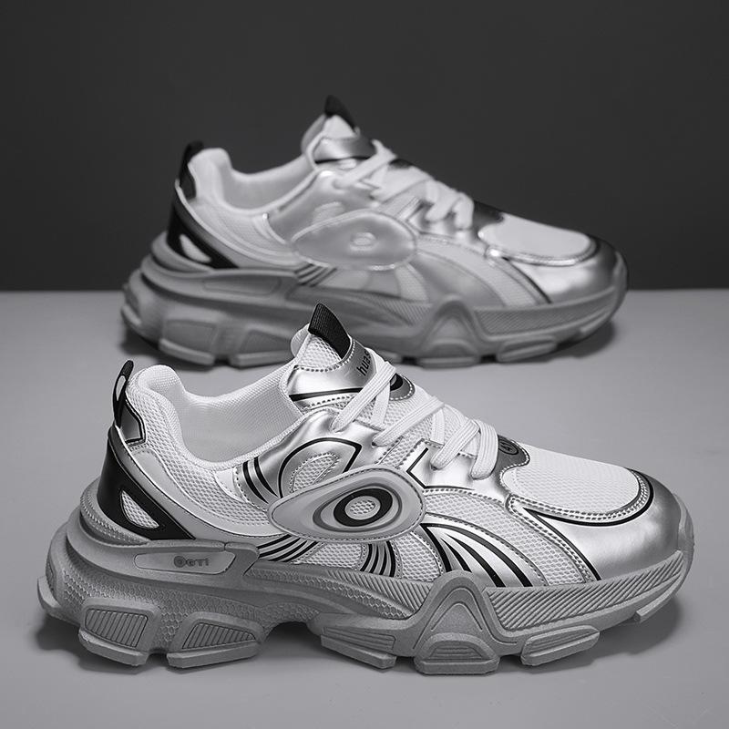 2024 Autumn and Winter New Men's Sports Shoes Trendy Casual Dad Shoes Fashion Sports Trendy Men's Platform Dad Shoes
