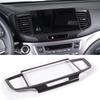 Carbon Fiber ABS Navigation Screen Frame Trim for Honda Pilot  -21