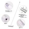 CLEANHOME Deck Brush Cleaning Brush Water Squeegee Bathroom Cleaning Brush Balcony Floor Cleaning 2-in-1 47cm-127cm