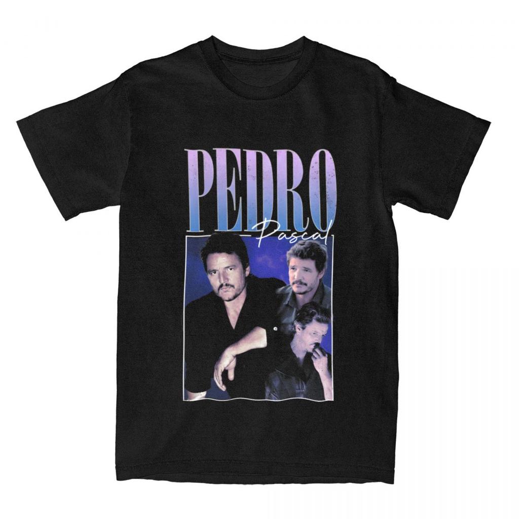 Vintage Bootleg Pedro Pascal T-Shirt Damen 100% Baumwolle Unisex Streetwear Pedro Pascal T-Shirt Übergröße T-Shirt