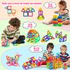 Blocs De Construction Magnétiques Pour enfants,DIY Ensemble De Construction, Jouets D'anniversaire Et d'Halloween, Cadeau
