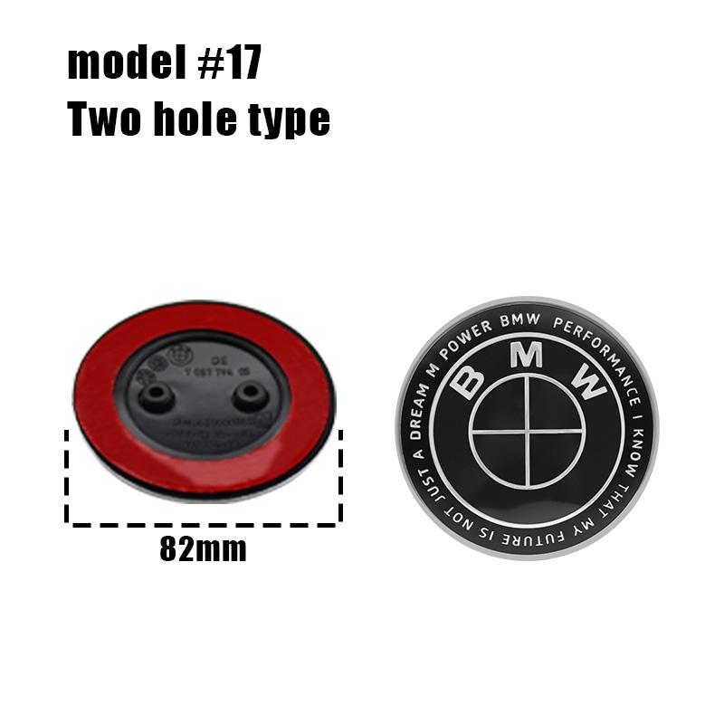 

82/74MM Front Hood Emblem Trunk Rear Badge Logo For BMW E46 E90 F30 F10 F20 G20 E87 E60 E63 F01 F02 G14 E83 X5 Car Accessories