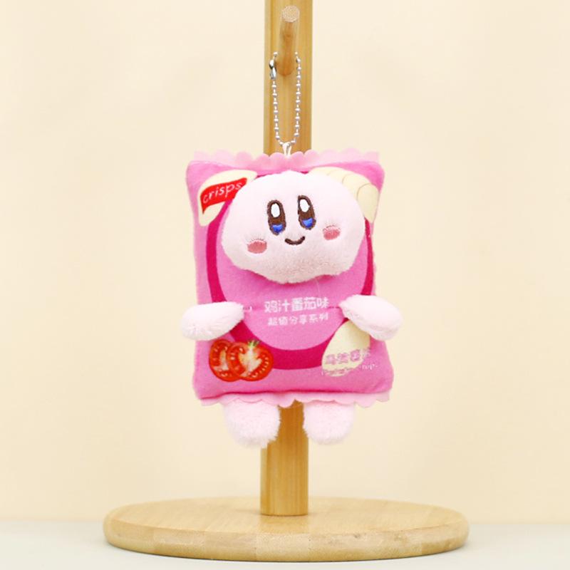 

Adorable Potato Kirby Chip Plush Keychain Soft And Fluffy 12cm Bags For
