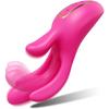3 In 1 Silicone Women Adult Toys Couple Sex Toys - Finger Vibrator Has 10 Slapping Modes and 10 Vibration Modes To Stimulate G-spot and Clitoris,