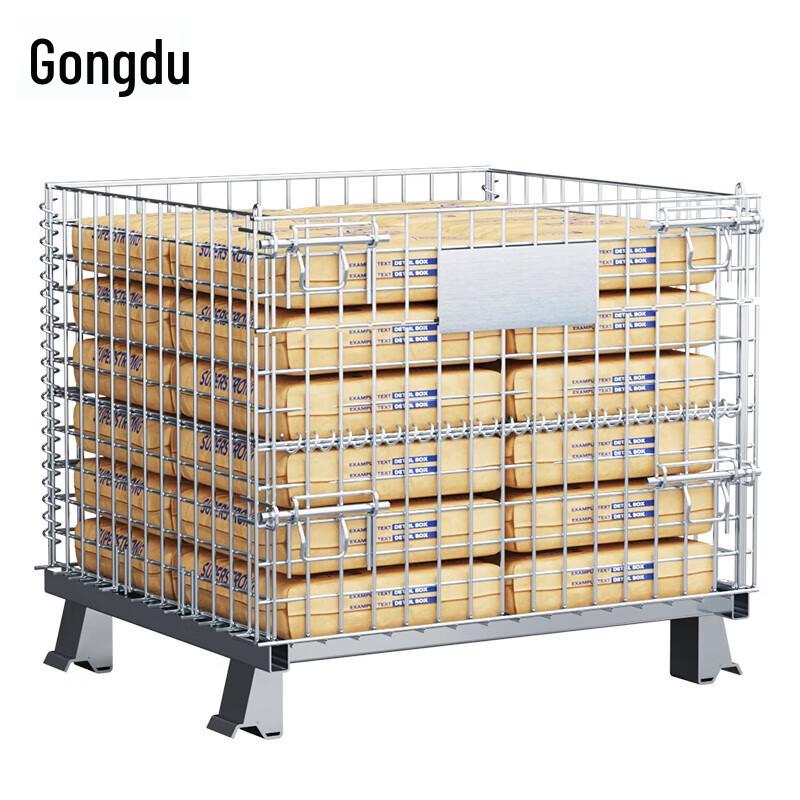 Foldable Industrial Steel Wire Storage Cage