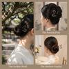 Metal Heart Hairpin For Women With Zinc Alloy And Eco-Friendly Coating In New Chinese Style