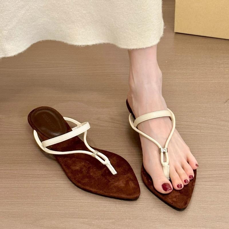 Sexy Pointed Toe Mule High Heels Women Slippers Fashion Slip on Slides Summer Party Sandals Claquette Femme Flip Flops Woman