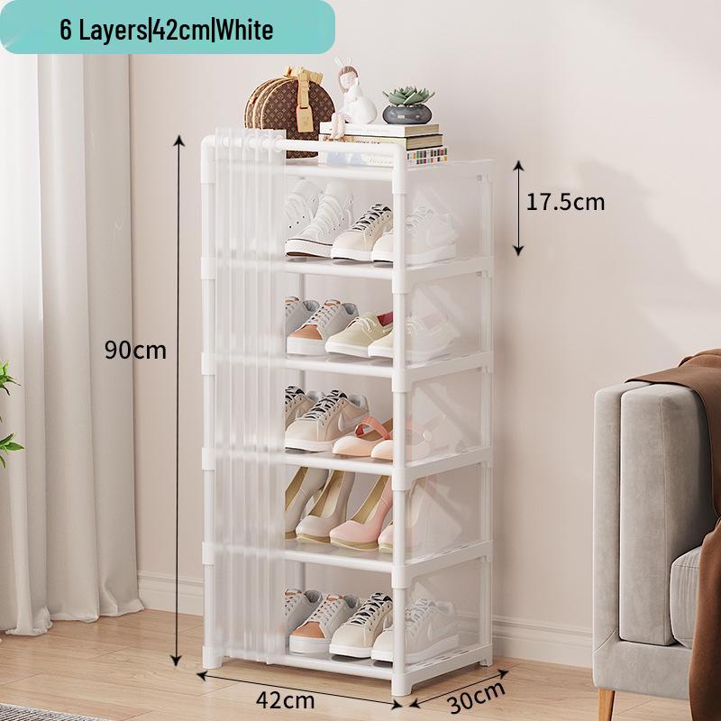 Economical Multi-Layer Shoe Rack: Dustproof, Space-Saving, Stylish Storage for Home or Dorm