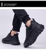 Men's 2026 Fashion Soft Sole Black Running Shoes - Trendy, Breathable & Comfortable for Autumn.