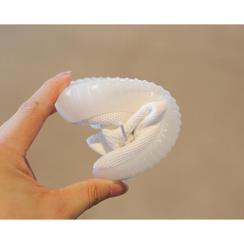 Children's Sports Shoes - Spring/Autumn Collection, New Arrival Casual Mesh Shoes for Boys and Girls, Breathable White Sneakers for Toddlers