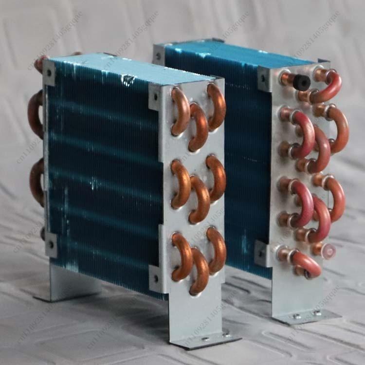 CP3X6X120 Micro Mini Condenser Air-Cooled Copper Tube Finned Radiator Evaporator with 120 Single Fan