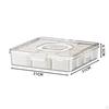 Snack Divider Container Food Container,Snack Platter,Portable Box Divided Serving Tray with