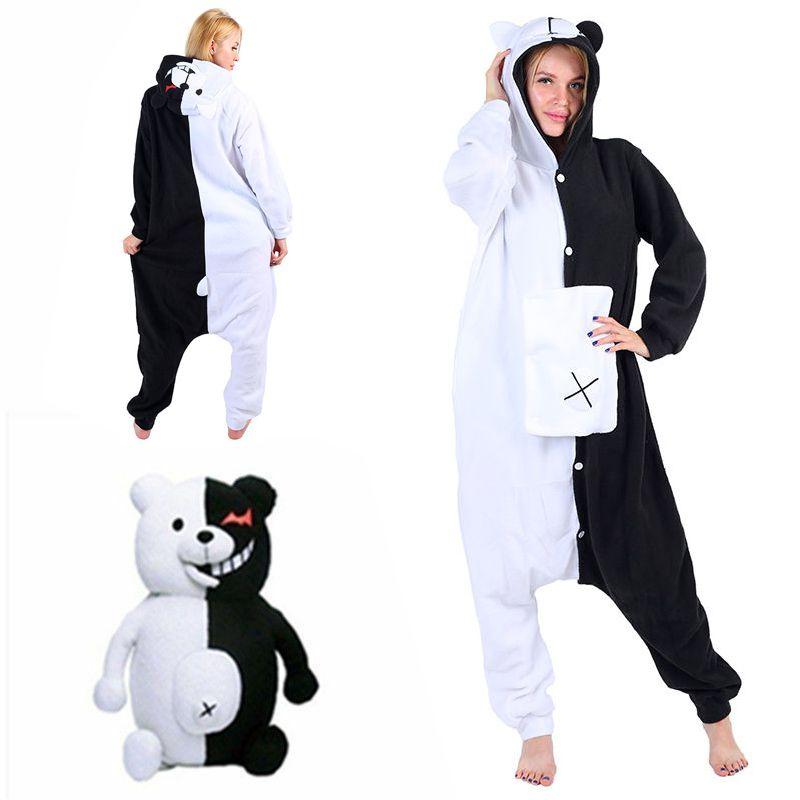 Gemütlicher Danganronpa Monokuma Unisex Schlafanzug Overall Für Ein Bequemes Schlaferlebnis