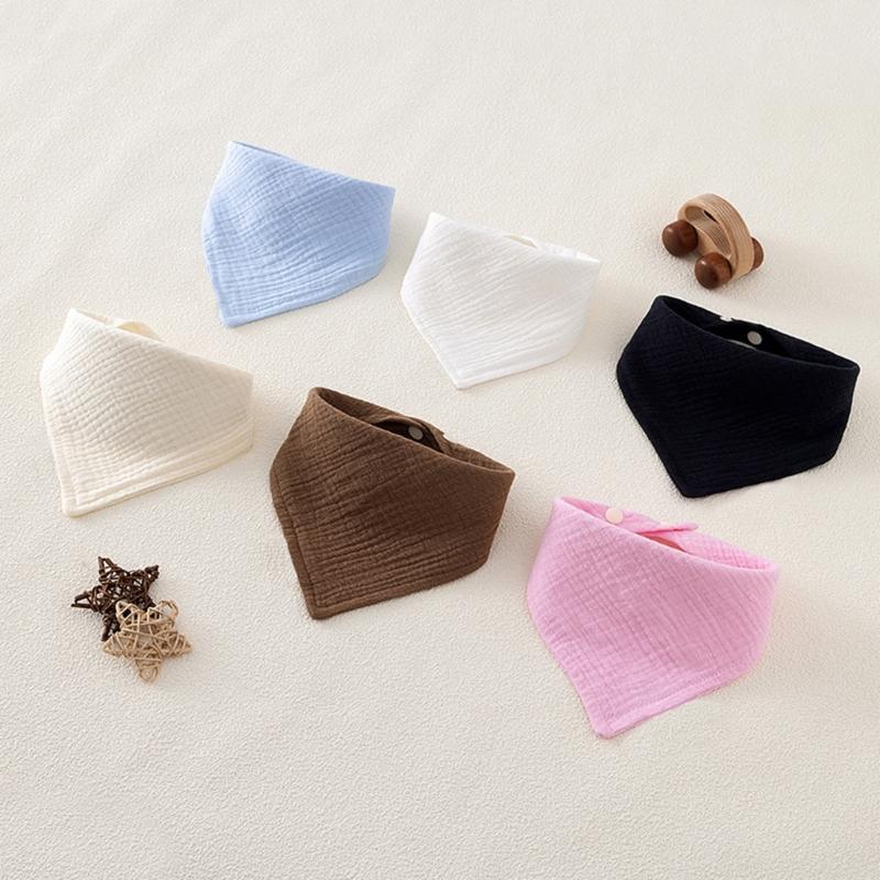 3pcs Organic Cotton Infant Bandana Bib And Pacifier Holder Combo Includes Washable Storage Pouch Baby Shower Gift Set