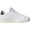 adidas Neo ADVANTAGE Abrasion Resistant Low Top Skateboard Shoes White Black Kids' GW6487