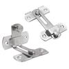 90° Anti-Theft Bathroom Sliding Door Latch Clasp with Old-Fashioned Hinge Bolt