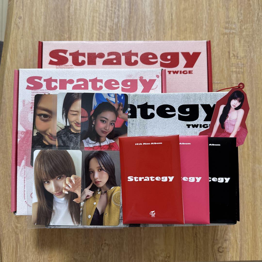 

[USED] TWICE Strategy Step 1~3 Album Set