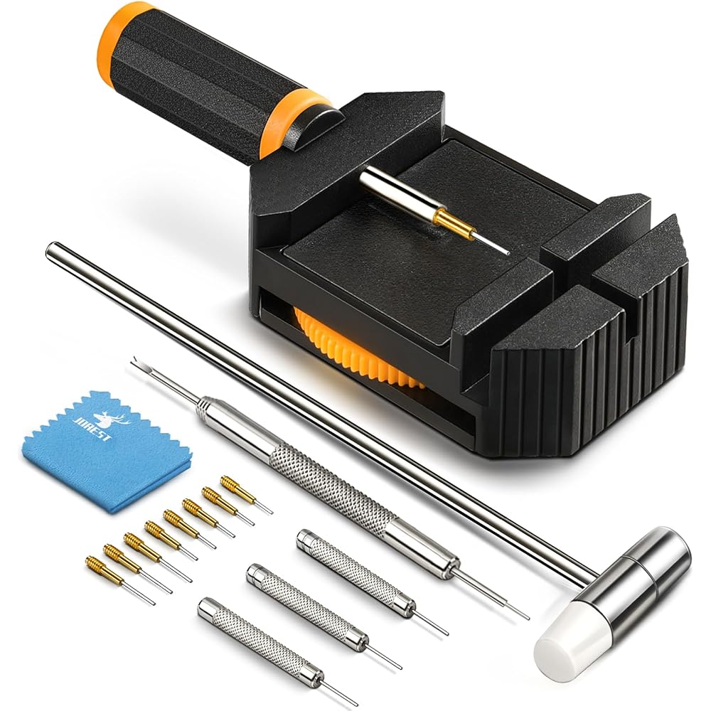[JOREST] Watch Strap Adjustment Tool Set, Watch Pin Removal Tool, Watch Band Adjustment, Pin Remo...