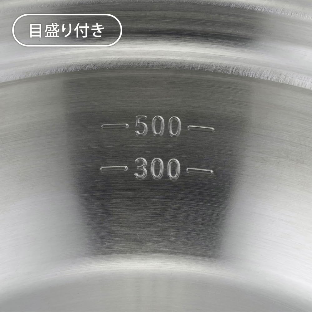 Shimomura Planning Tabletop Pot 20cm in Kompatibilní s IH a plynem s nerezovými ohni 46220 [Made Japan], měřítko, nerozbitné, ramen, dvouruční hrnec,