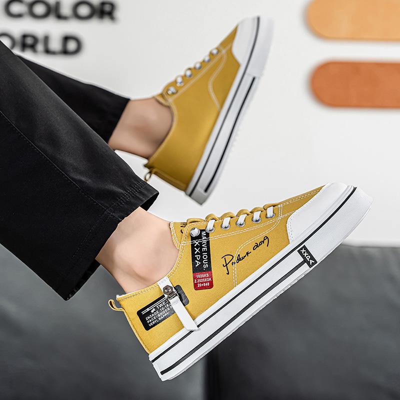 New Men's Classic Four Seasons Fashion Low Top Skateboarding Shoes Comfortable Soft Sole Sneakers