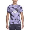 Nike Liverpool FC Academy Pro Third Logo Embroidered Round Neck Short Sleeve T-Shirt Men T-Shirts Purple DZ1341-554