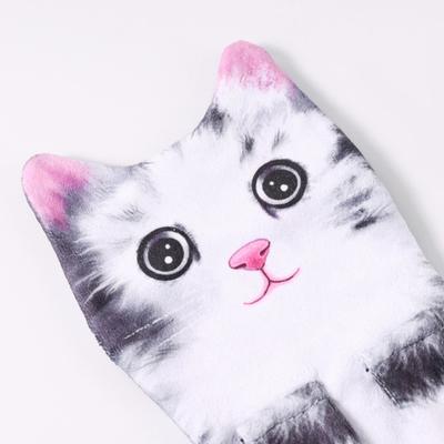 Funny Kitten Hand Towel for Kitchen and Bathroom Quick Dry Hanging Washcloths Soft Absorbent Face Towel Decoration Gift