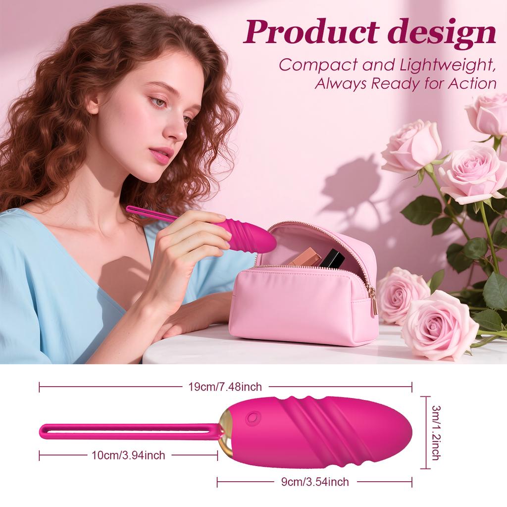 Wireless Control Telescopic Vibrator G-spot Massager Dildo Clitoral Stimulator 100% Silicone Female Adult Sex Toys