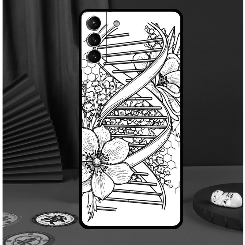 Science Biology Chemistry Phone Case For Samsung Galaxy S24 Ultra S9 S10 S20 FE S21 S22 S23 Plus S25 Ultra Back Cover