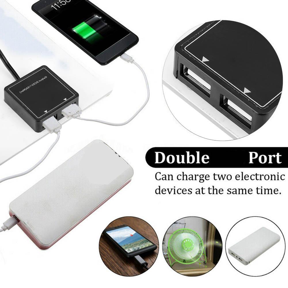 Tragbares 15W DC 18V/5V Dual-USB Solar-Powerbank-Panel Reise Auto Boot Ladegerät