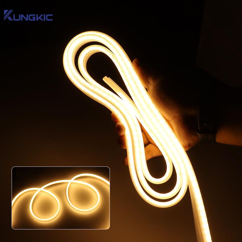 Für Tesla Model Y 2025 Juniper Launch Front Trunk Light Magnetischer Induktionsschalter LED-Licht Gelb Weiß Zierleiste Autozubehör