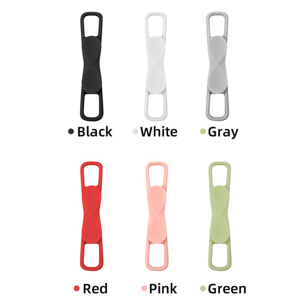 Silicone Adjustable Magnetic Pen Holder Clipper for Desk Refrigerator Whiteboards Office Desk Accessories