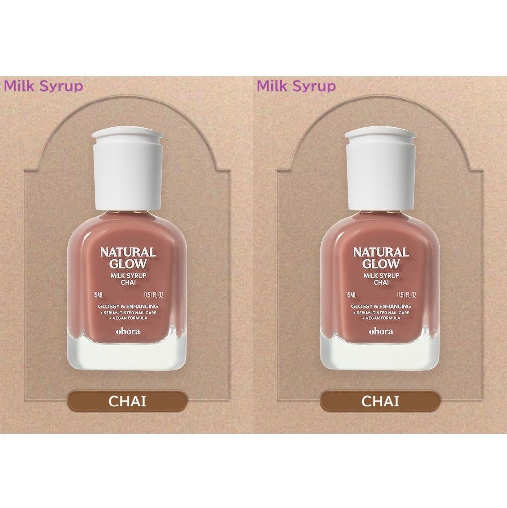 OHORA Sada posilovače nehtů Sirup Posilující péče o nehty Lesk 10 ml x2 (10 X 10)