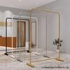 Women's and Children's Floor-Standing Clothing Display Rack with Hanging Rod