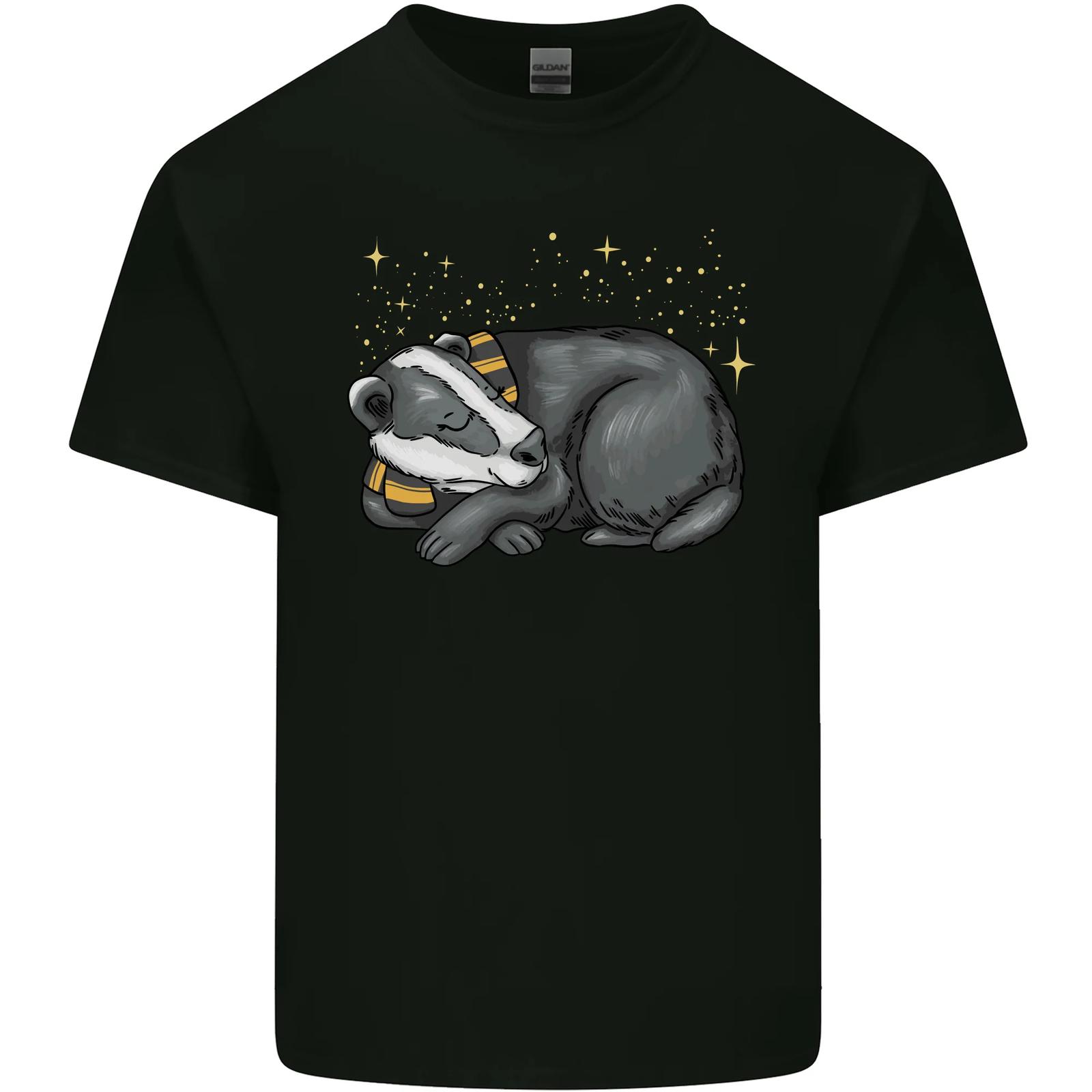 A Sleeping Badger Mens Cotton T-Shirt Tee Top XXXL