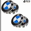Sada 4 krytů kol 68 mm kompatibilní/náhradní ráfek kola BMW