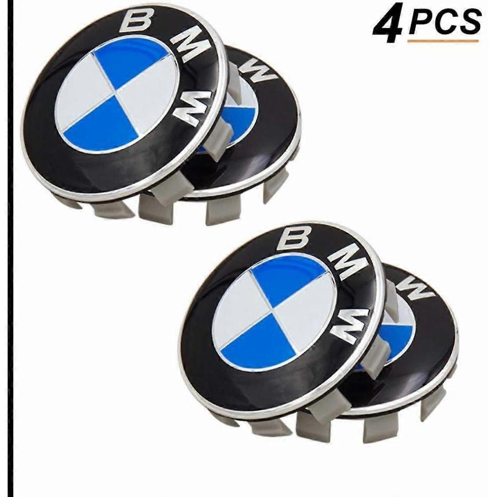 Sada 4 krytů kol 68 mm kompatibilní/náhradní ráfek kola BMW